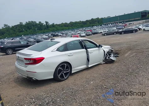 2022 Honda Accord Sport из США, поврежденный, VIN 1HGCV1F32NA023482